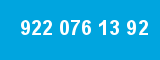 922 076 13 92 922 076 13 92